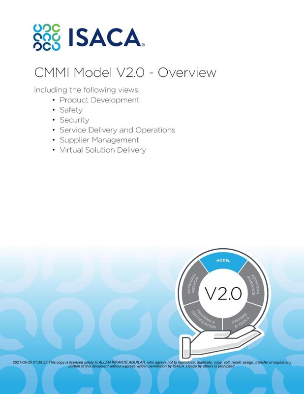 CMMI Model V2.0 Full (ISACA CMMI)