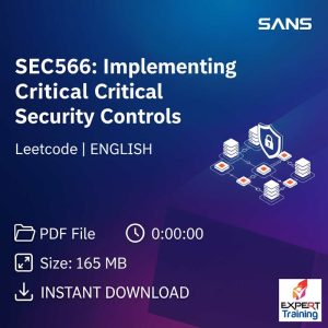 SEC566: Implementing Critical Security Controls