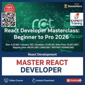 React Developer Masterclass: Beginner to Pro 2026