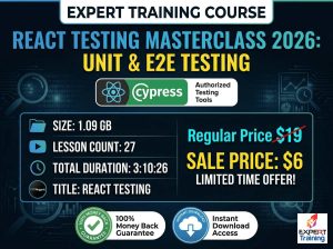 React Testing Masterclass 2026: Unit & E2E Testing