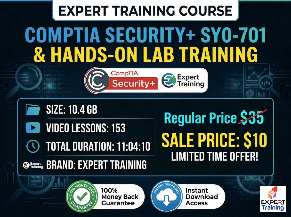 CompTIA Security+ SY0-701 Hands-On Lab Training