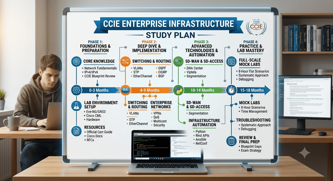 CCIE Enterprise Infrastructure Study Plan
